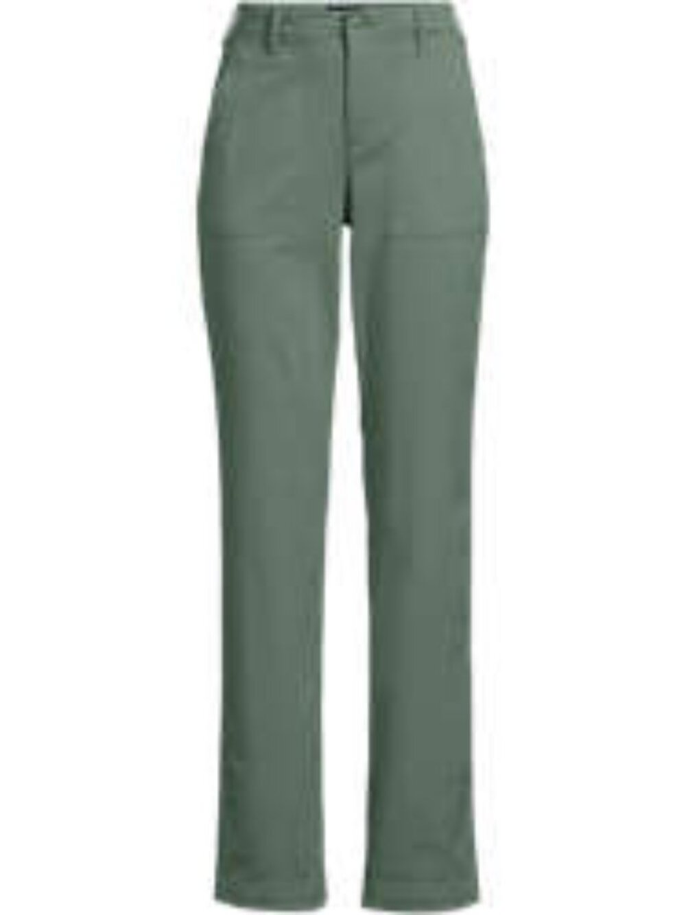 Women's Petite High Rise Chino Utility Straight Leg Pants